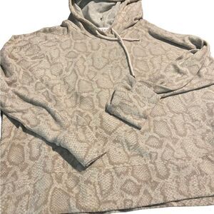 Gilli size large super soft snakeskin print hoodie excellent condition